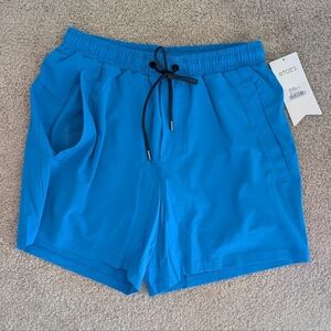 NWT Stori Men's Athletic Performance Shorts - Blue